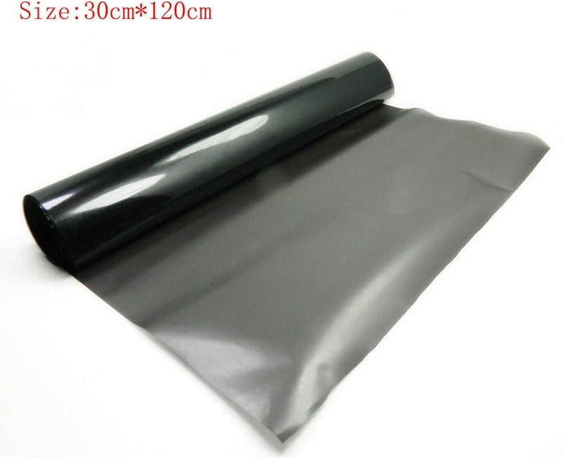 MARLBSTON 12” X 48” Matt Black Tint Vinyl Wrap Film Roll for Car Headlight, Taillight, Fog Lights with Squeegee + Cutter（Matt Black） - Image 2